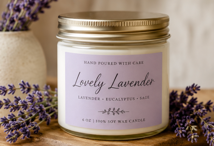 Lovely Lavender Candle